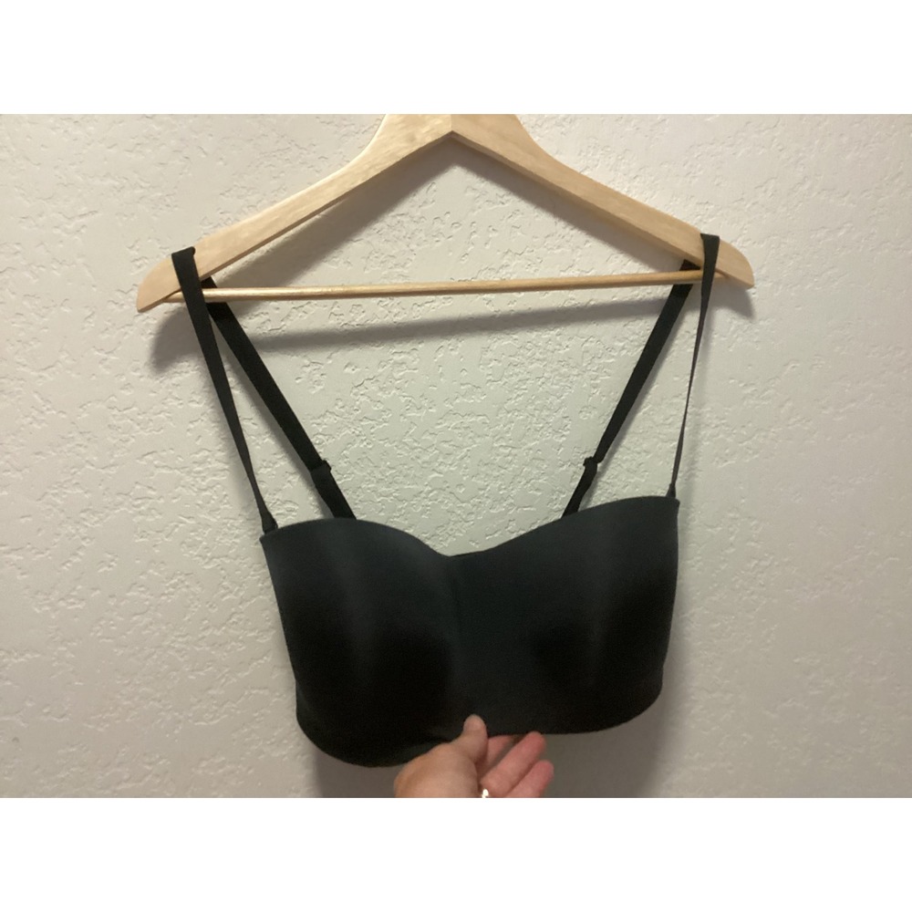 SKIMS WirelessStrapless Bra Womens 34DDD Onyx Black BA-BR-2530 Body Collection